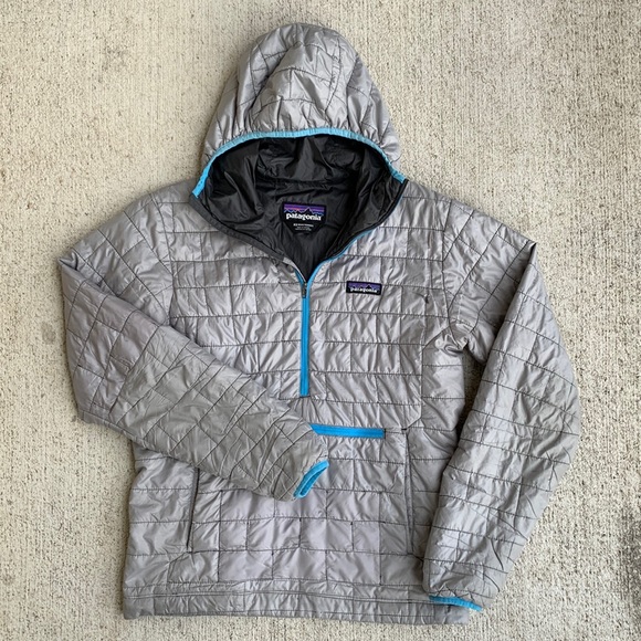 Patagonia Other - Patagonia Bivy Nano Puff Hoody XS Drifter Grey Blue Pullover